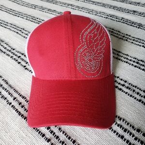 NFL Red Wings Bejeweled Hat